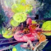 Zabawy w basenie - 130x180cm