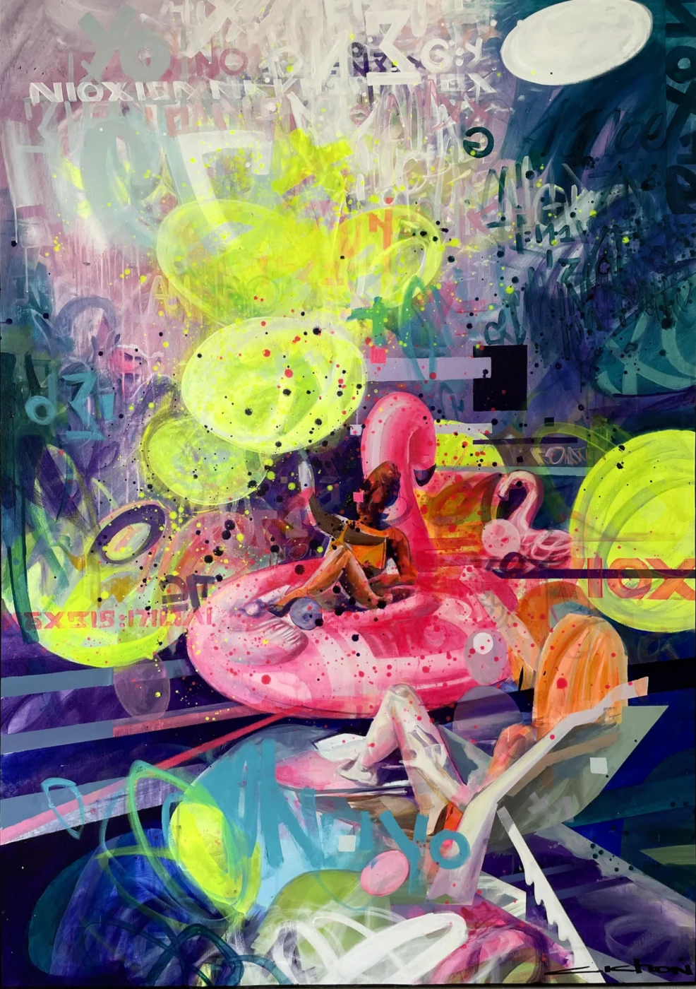 Zabawy w basenie - 130x180cm