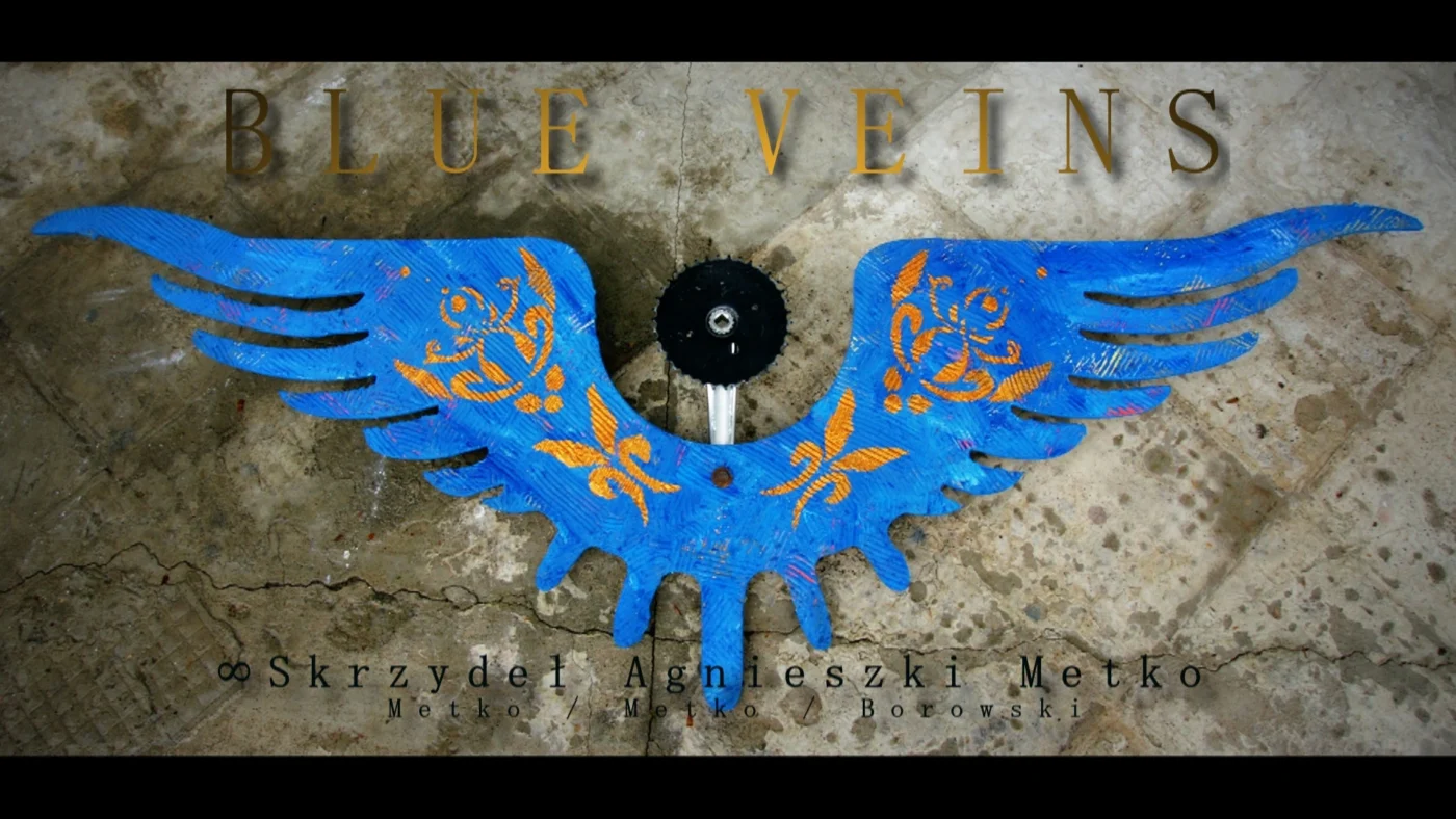 BLUE VEINS - The Infinity of Wings by Agnieszka Metko